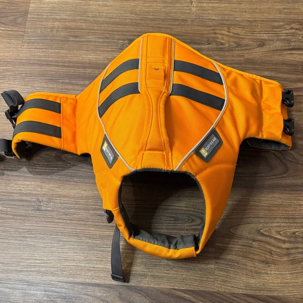 RuffWear Vibrant Orange Dog Float Coat - Picture 3 of 7